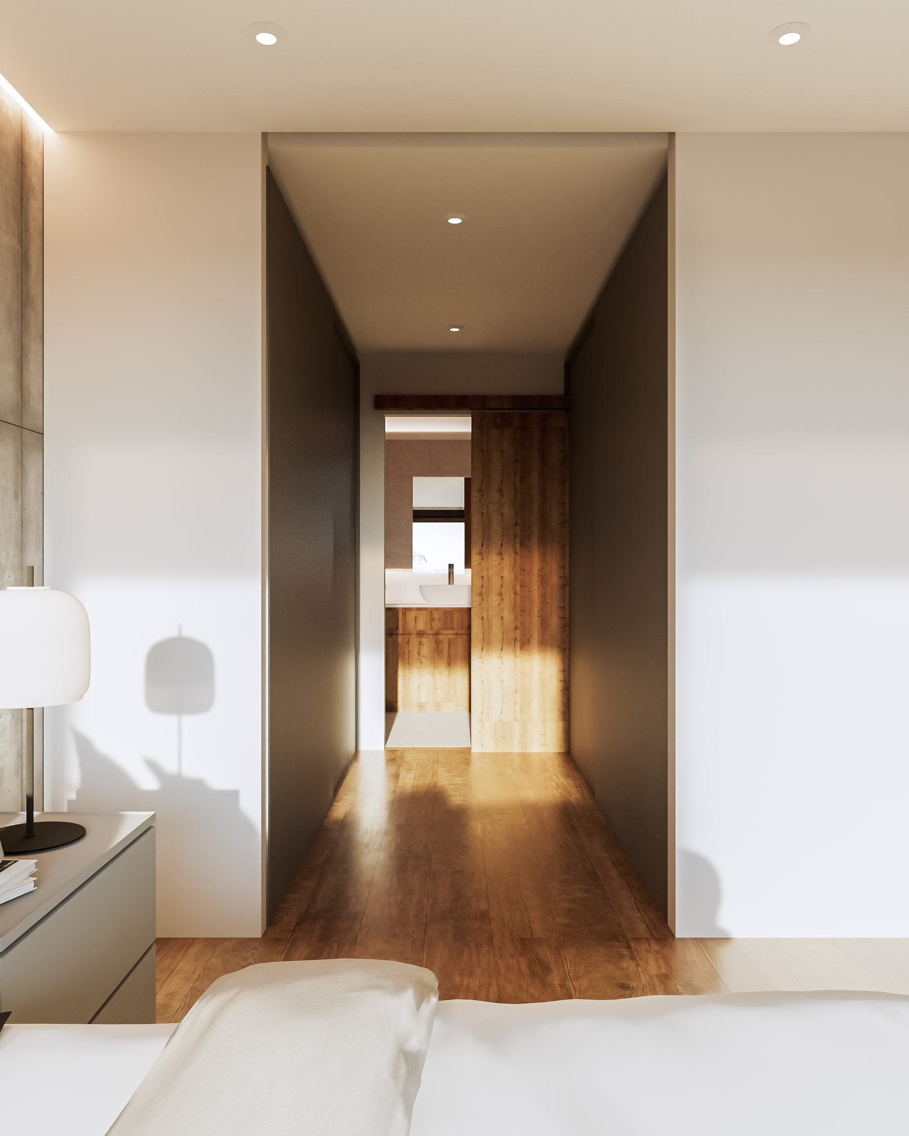 Walk-in closet de un departamento Altara